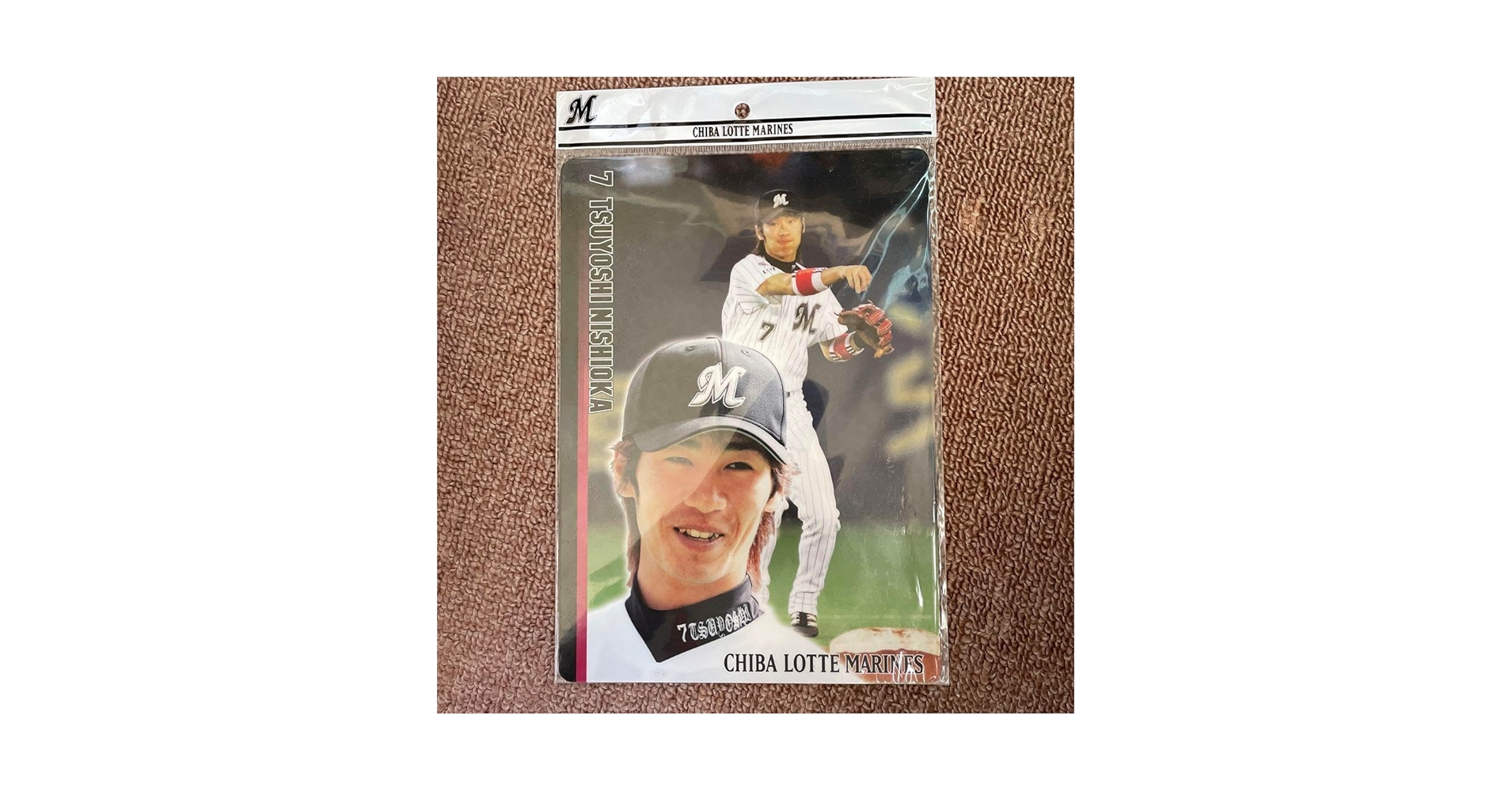 元千葉ロッテマリーンズ　西岡剛選手のバッテ【支給品、左手】 元千葉ロッテマリーンズ 西岡剛選手のバッテ【支給品、左手】 元